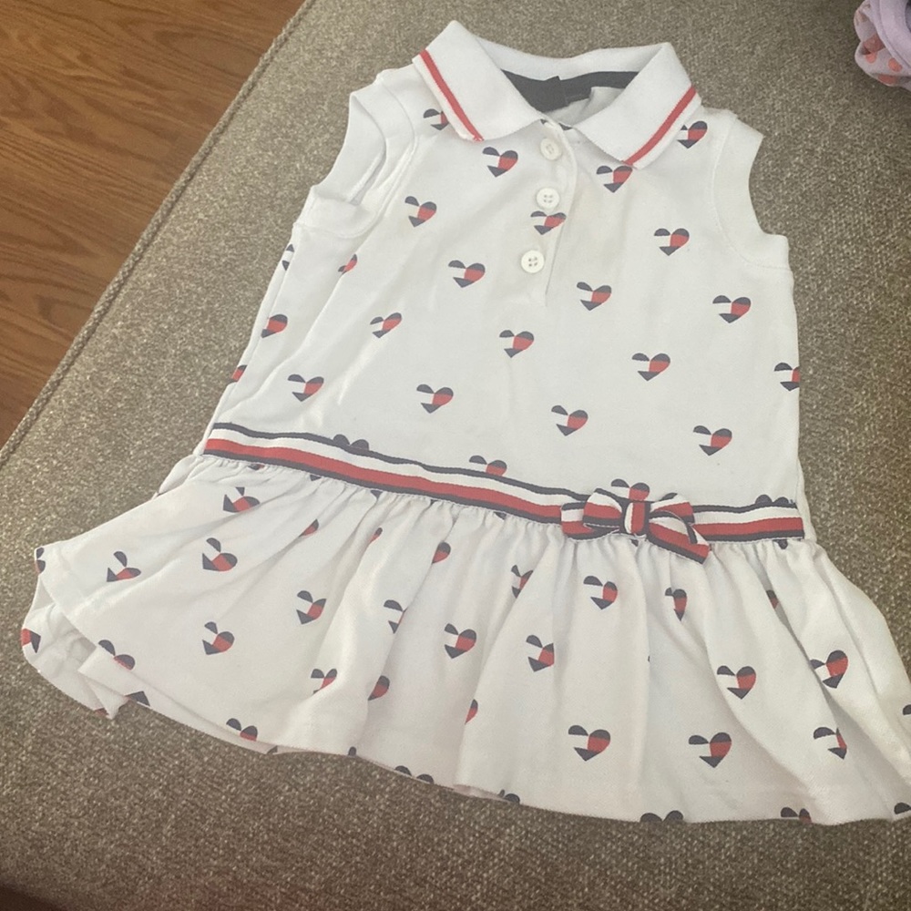 Dress with bottom covering